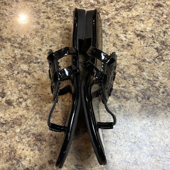 Circus by Sam Edelman Thong Sandals. Girls Size 5. Shiny Black. GUC - Picture 6 of 9